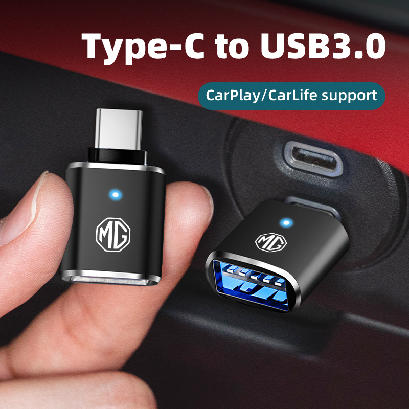 Car LED Type C To USB 3.0 Adap - Car Accessories Quirky ulasan dan harga