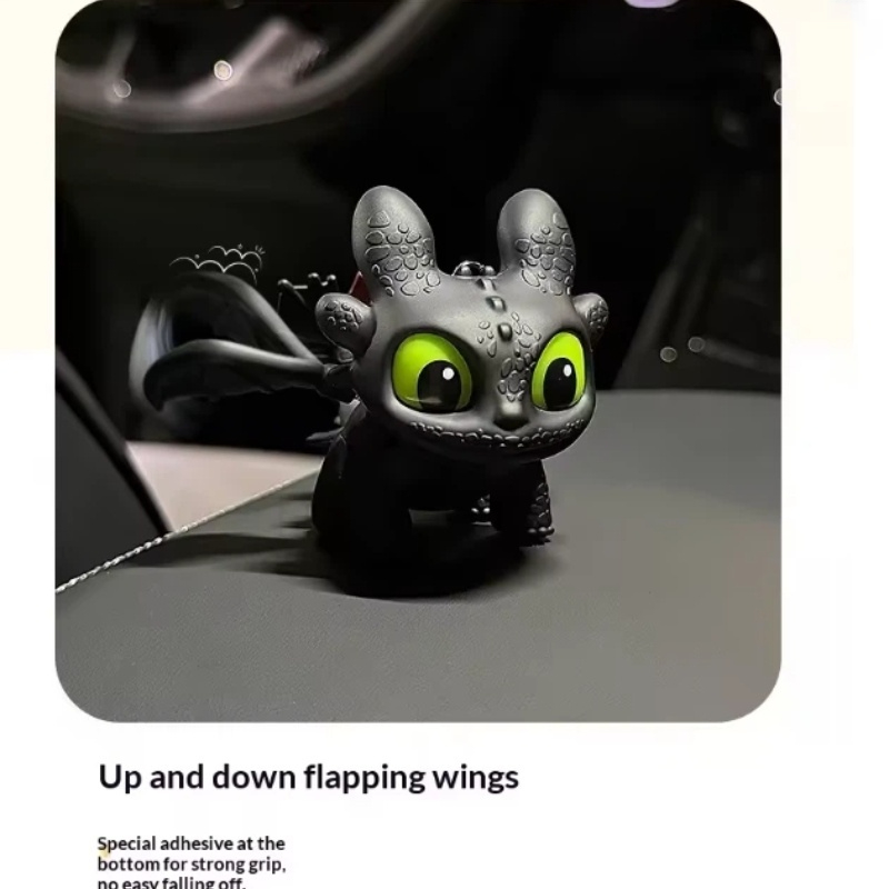 Genuine Cute Glowing Toothless - Car Accessories Quirky ulasan dan harga
