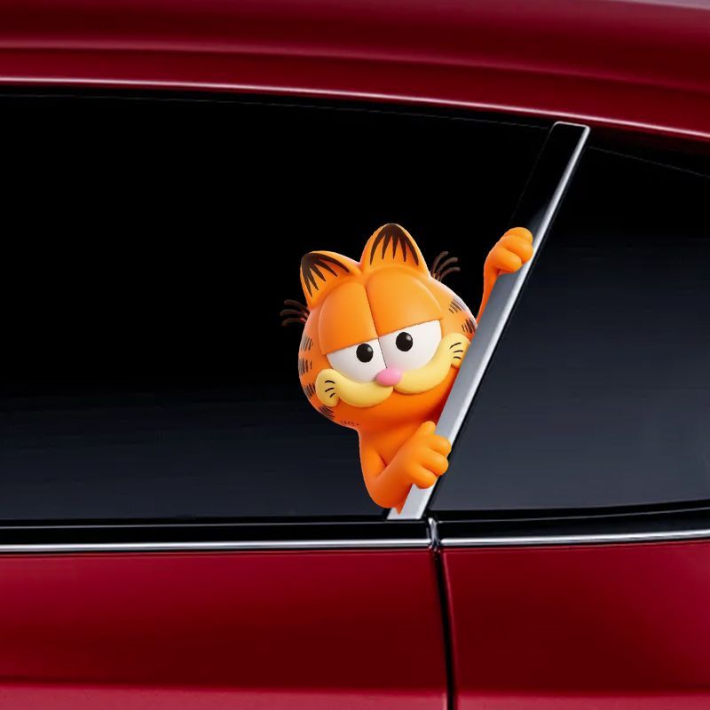 Garfield anime cartoon cute fu - Car Accessories Quirky ulasan dan harga