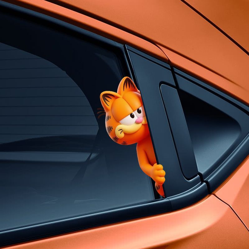 Garfield anime cartoon cute fu - Car Accessories Quirky ulasan dan harga