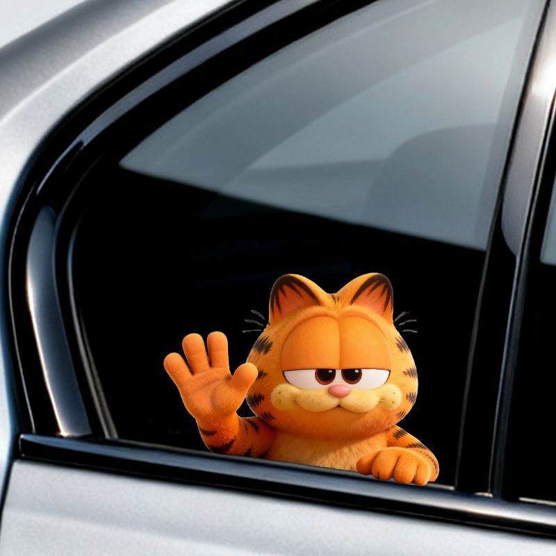 Garfield anime cartoon cute fu - Car Accessories Quirky ulasan dan harga