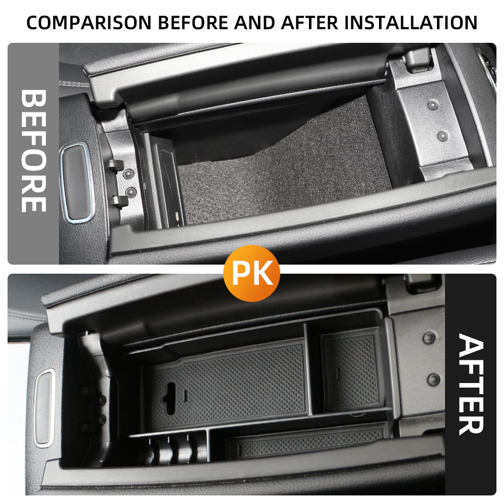 Car Armrest Storage Box Tray f - Car Accessories Quirky ulasan dan harga